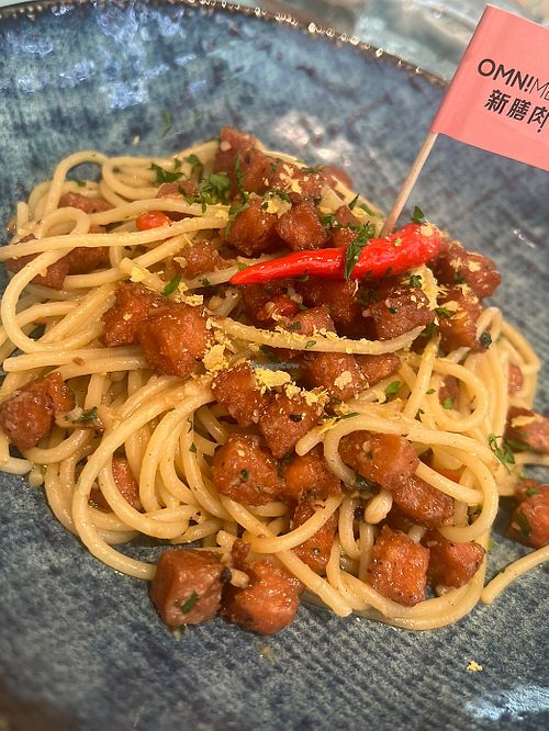 Aglio olio at Green Common 绿客门 in Central Singapore