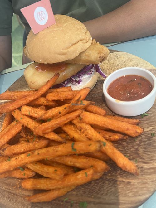 Fish n chips at Green Common 绿客门 in Central Singapore