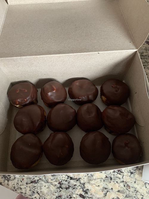 Cream puffs at Level V Bakery in Vancouver