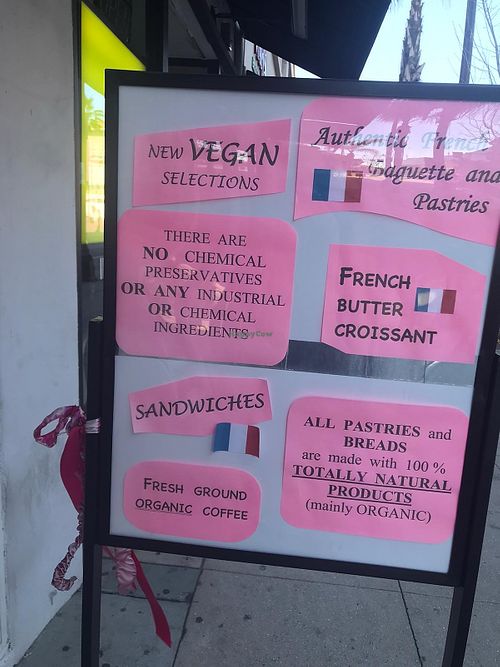 Vegan options at FrenchiFornia in Pasadena