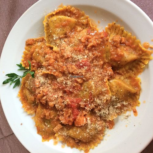 This vegan ravioli was amazing!  at Veg and Veg in Turin