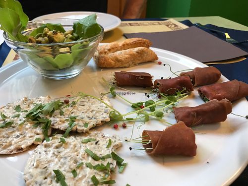 mixed appetisers  at Veg and Veg in Turin