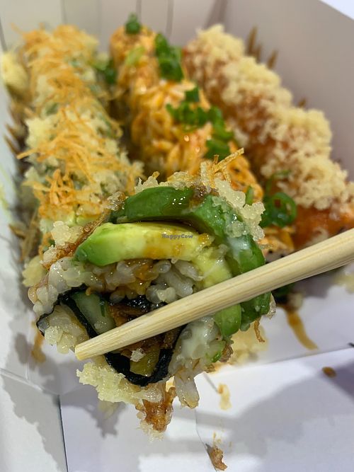 Vegan Caterpillar roll at Omakase To Go in Grand Prairie
