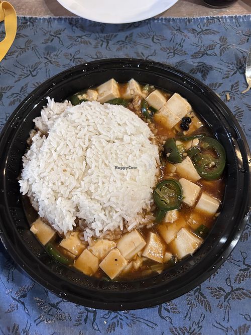 Szechuan tofu   at Pho Asian Noodle House in Columbus