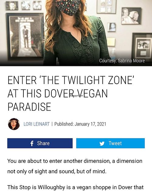 Featured in Seacoast Current at This Stop Is Willoughby - Vegan Shoppe in Dover