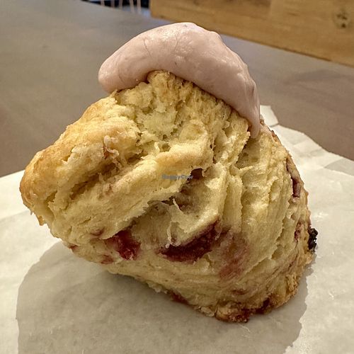 Raspberry Scone  at Yellow Flower in Toronto