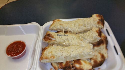Cheesy Breadsticks at Vegan Korner in Grand Terrace