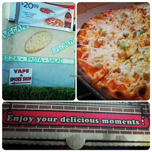 Buffalo ranch pizza at Vegan Korner in Grand Terrace