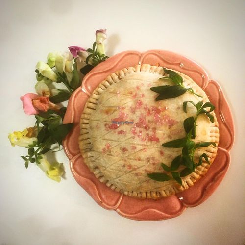 vegan galette, at Chez les Martin in Joyeuse