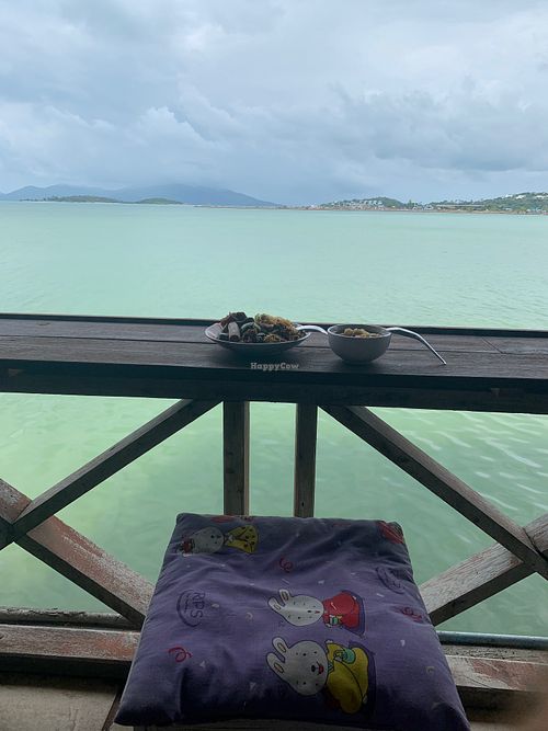 A lovely spot to enjoy some good food! at Tamachat Vegan Food - ธรรมชาติ in Koh Samui