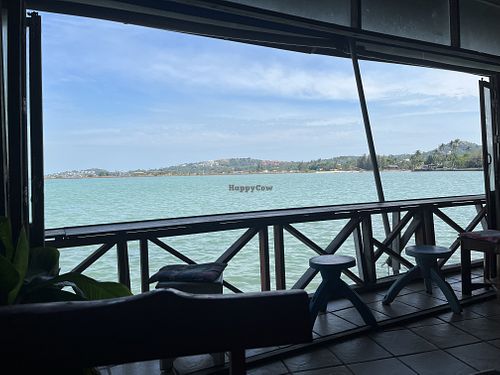 The view!  at Tamachat Vegan Food - ธรรมชาติ in Koh Samui