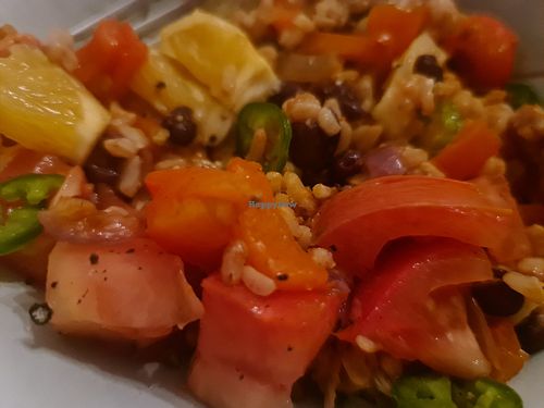 Mexican beans and rice at VegMeUp in West Footscray