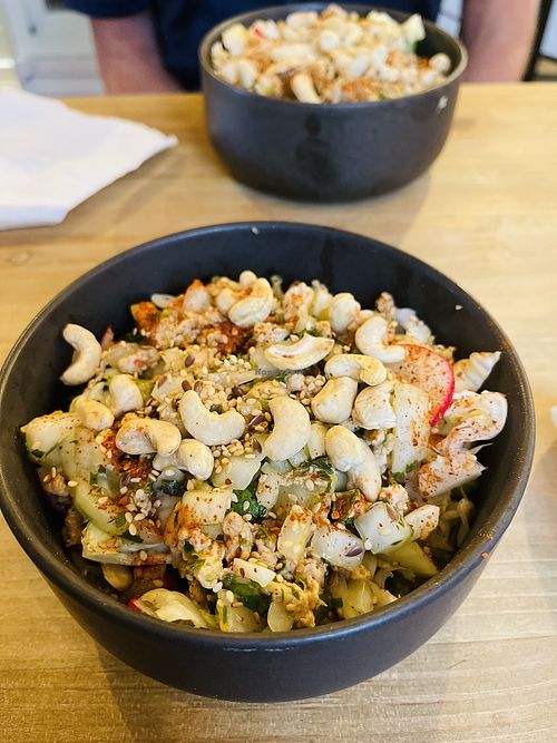 Salad at Chicken Of the Woods in Madrid