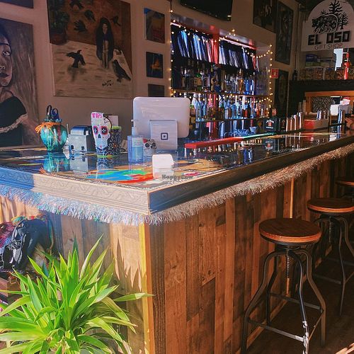 Bar/takeout area at El Oso in Gardiner