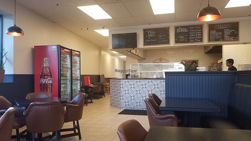 Inside at D'Matteos Pizza & Grill in Ronkonkoma