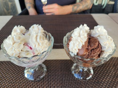 Vegan Ice cream at Chris Kitchen in Fuerteventura