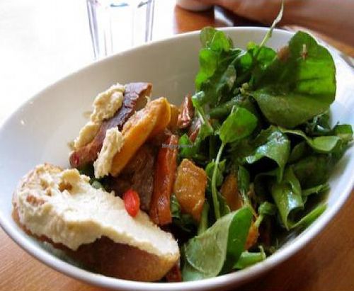 Warm Roasted Vegetable Salad by lindsay of Cook. Vegan. Lover. at Angelica Kitchen in New York City
