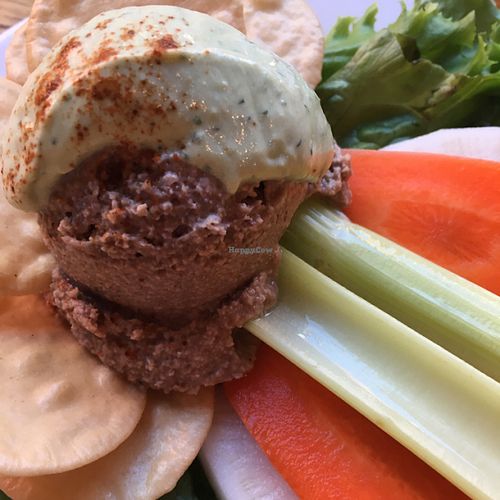 walnut lentil pate at Angelica Kitchen in New York City