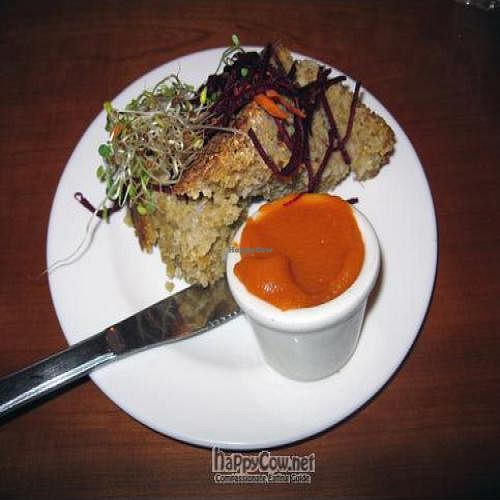 Angelica Cornbread with Ginger-Carrot Spread at Angelica Kitchen in New York City