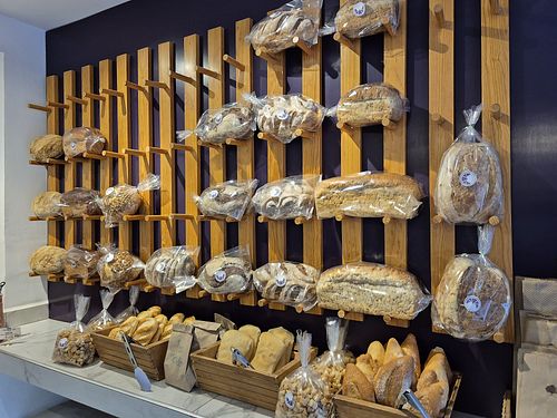 Lots of different healthy bread creations at Casa Artesa Panaderia in Queretaro