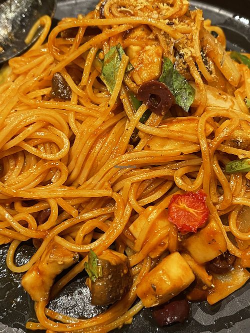 Napolitan Spahgetti  at Kujaku - Okinawa in Onna