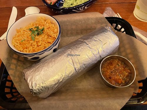 Burrito and rice at TORTILLA REAL   in Petaluma