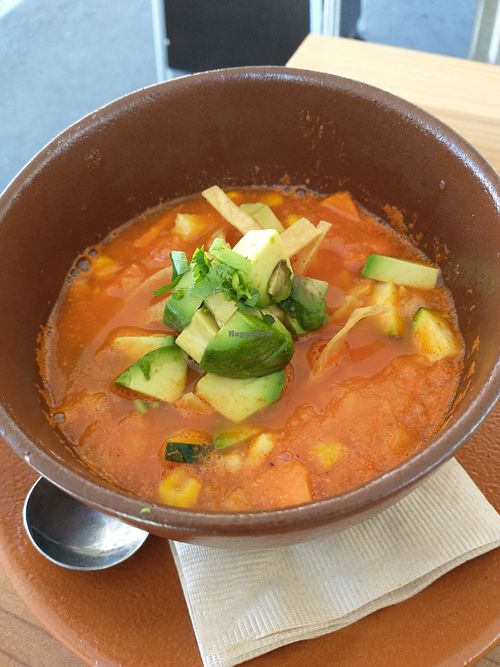 Tortilla Soup, yum!! at TORTILLA REAL   in Petaluma