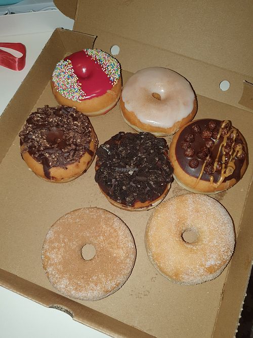 Donut variations at Boogie Donuts in Munich