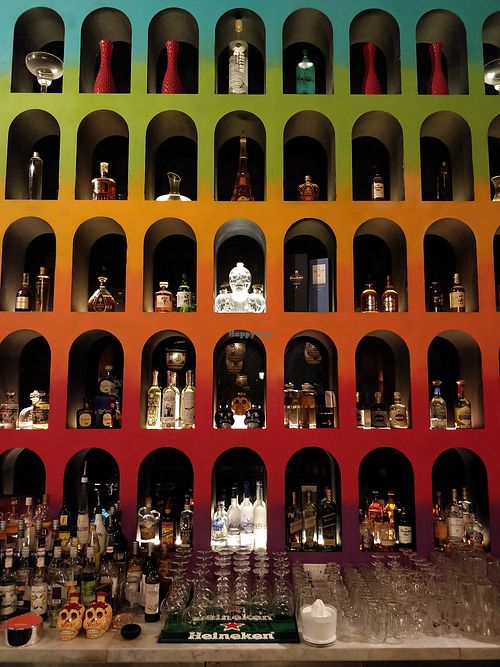 Beers and wine at La Salsa Kitchen & Bar in Central Singapore