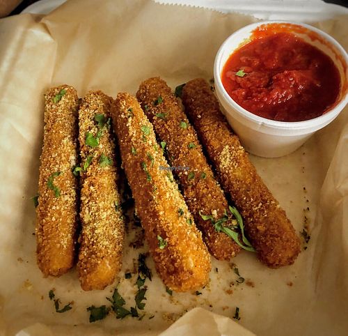 Mozzarella sticks  at Dom's in Winston-salem