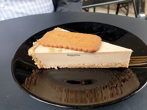 Speculaas panna cotta vegan at We Love Coffee in Leuven