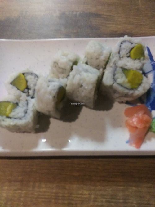 Oshinko sushi at Shogun Sushi Hibachi and Thai in Cambridge