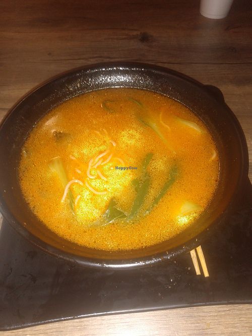 Seasonal ramen special miso ramen at Shogun Sushi Hibachi and Thai in Cambridge