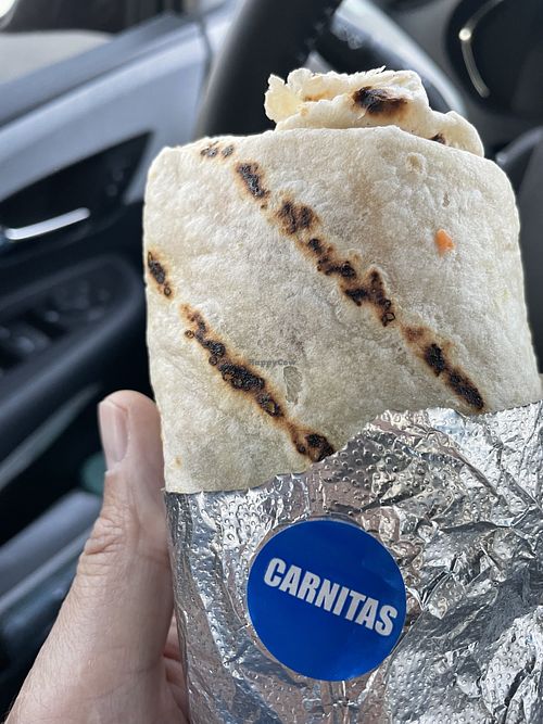 Burrito at Más Veggies Taqueria in Corte Madera