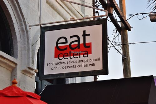Outside sign at Eatcetera in Galveston