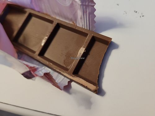 Stale vegan chocolate at #fish - Haymarket in Edinburgh