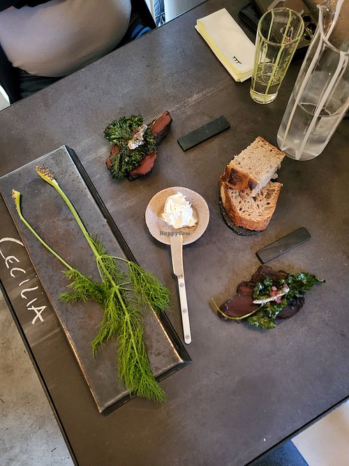 Amuse bouche at Altatto in Milan