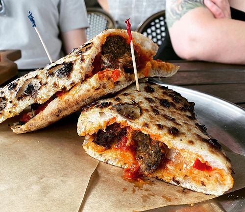 Meatball Parmigiana   at Pura Vita in Redondo Beach