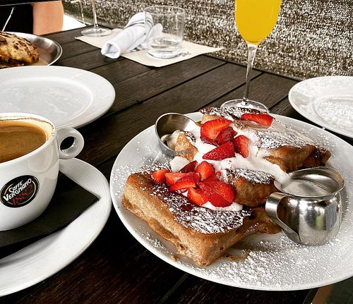 Brioche French toast   at Pura Vita in Redondo Beach