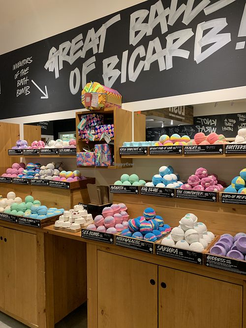 Bath bombs at LUSH in Anchorage