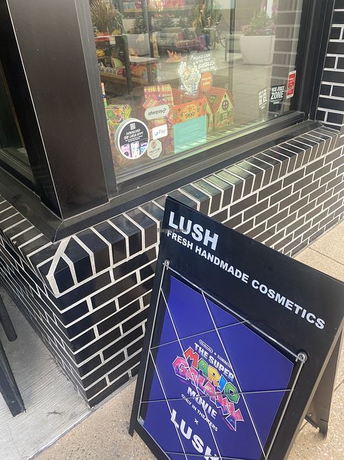  Pro-Human Window Clings   at LUSH in Palo Alto