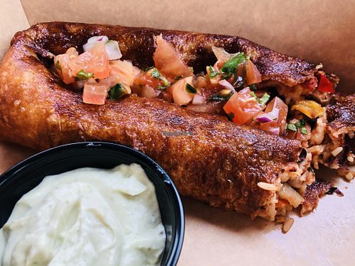 Chimichangas  at E.P's Takeaway in Copenhagen