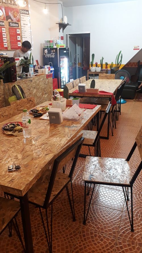 Inside at COCO Burrito Box in Chiang Mai