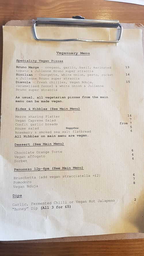 Veganuary menu 2024 #Veganuary at Up North Pizza Co in South Shields