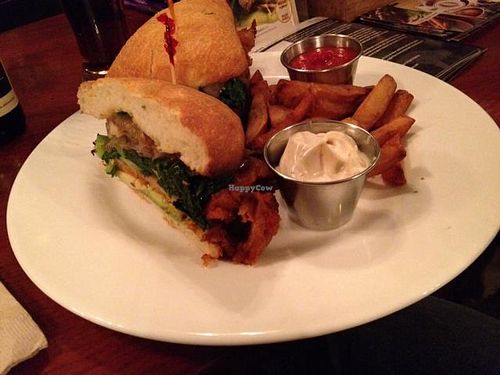 Cajun seitan sandwich at Candle Cafe in New York City