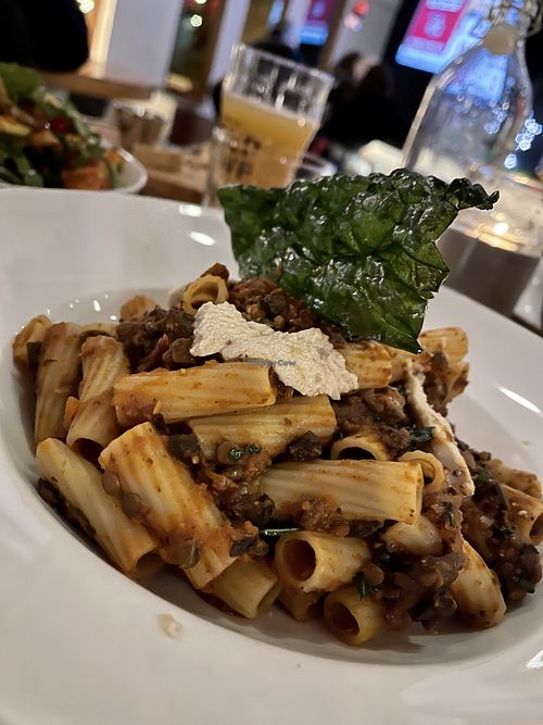 Rigatoni  at Cure Lounge & Patio in Whistler