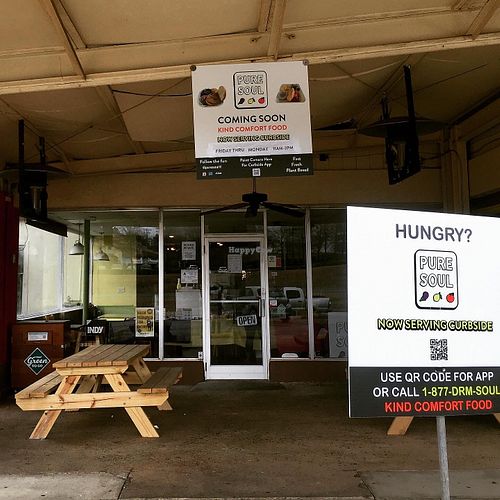 Currently doing curbside pickup, carry out or delivery  at Pure Soul in Durham