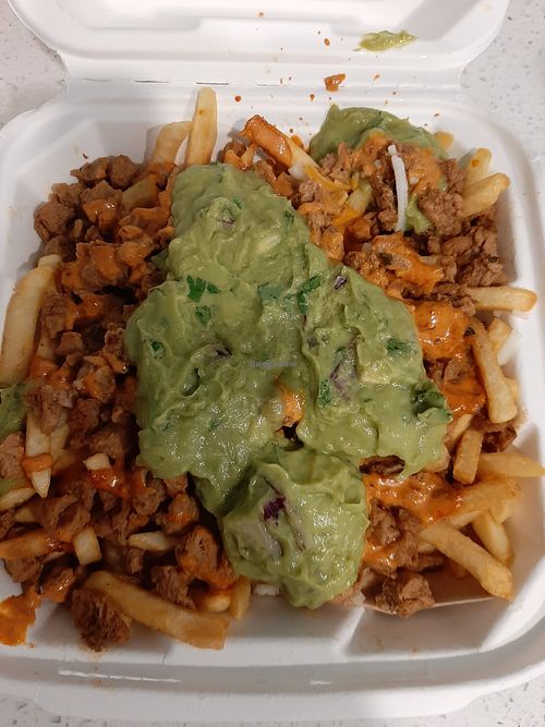 Carne Asada Fries. Just need some fresh toppings like onions, pico, &  cilantro at Cultivated Greens in Chula Vista
