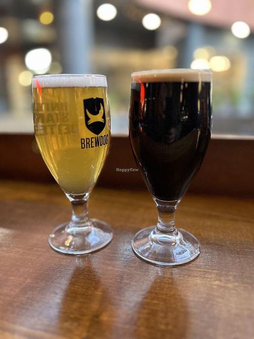 Dortmund lager and Stout   at BrewDog - Paddington in West London