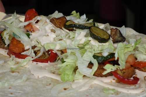 No. 33 Vegan falafel yufka at Morsch's Imbiss in Saarbrucken